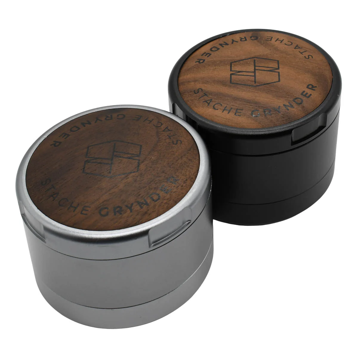 Stache Grynder - 3PC Dry Herb Grinder - Image 3
