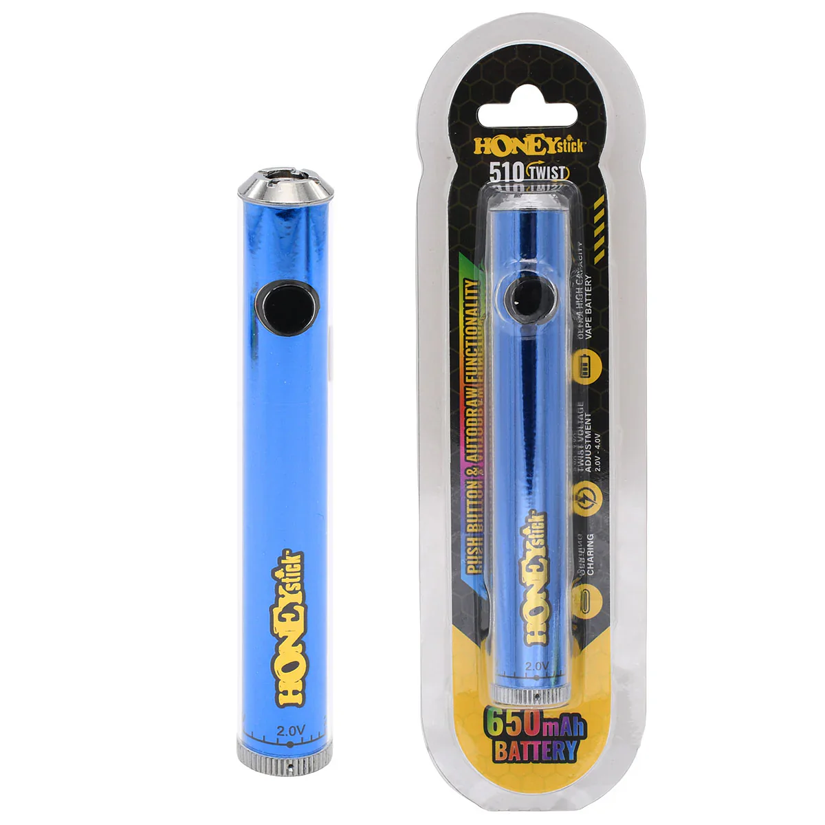 Honeystick Designer Twist 510 Thread Cart Vape Pen Battery - Image 19