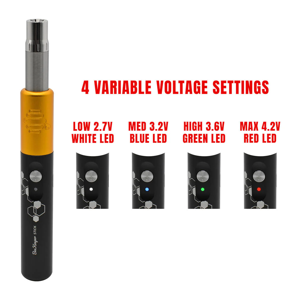 Honeystick BeeKeeper Thermo Wax Vape Cart Pen Battery Starter Kit - Image 5