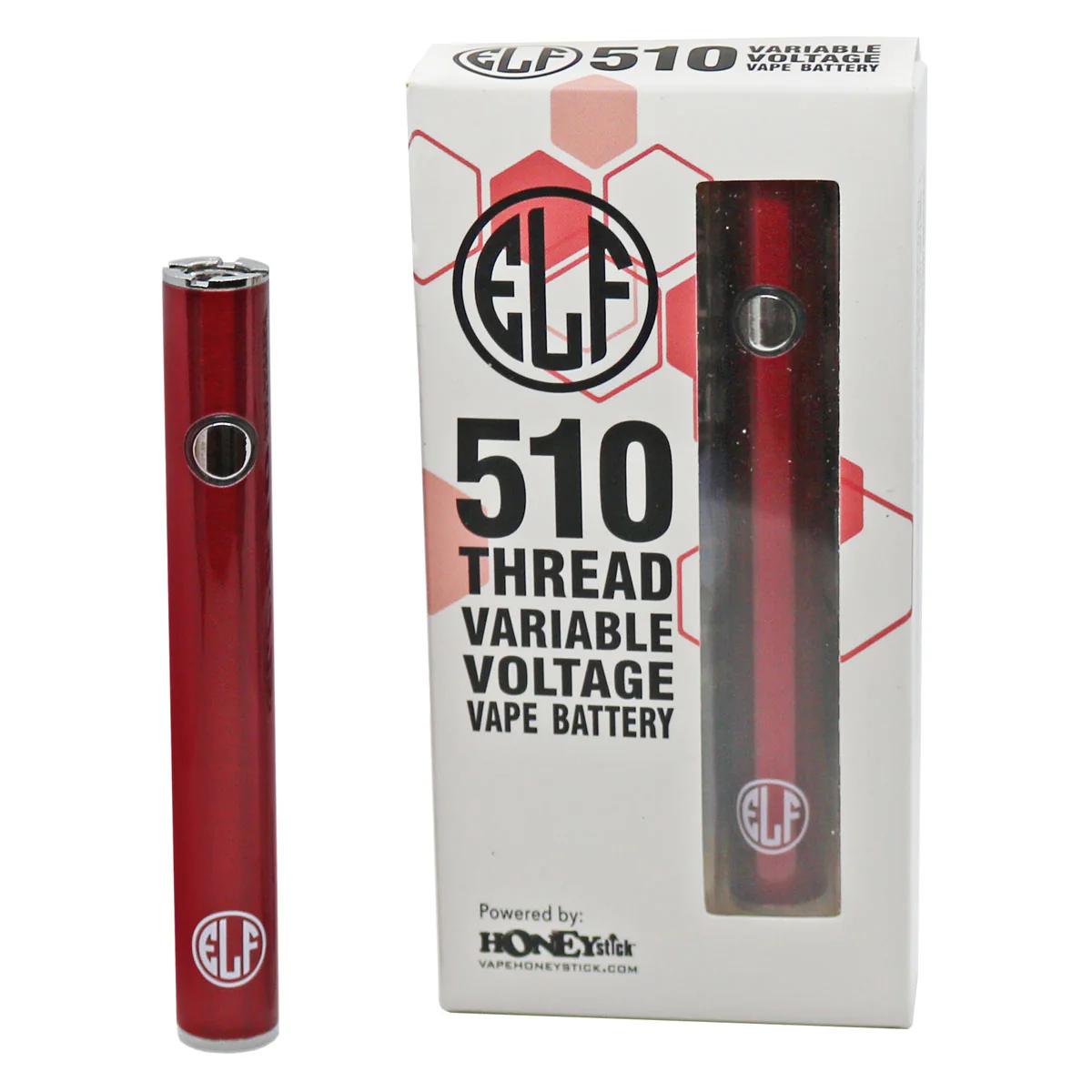 Honeystick ELF 510 Thread Vape Cart Pen Battery - Image 6