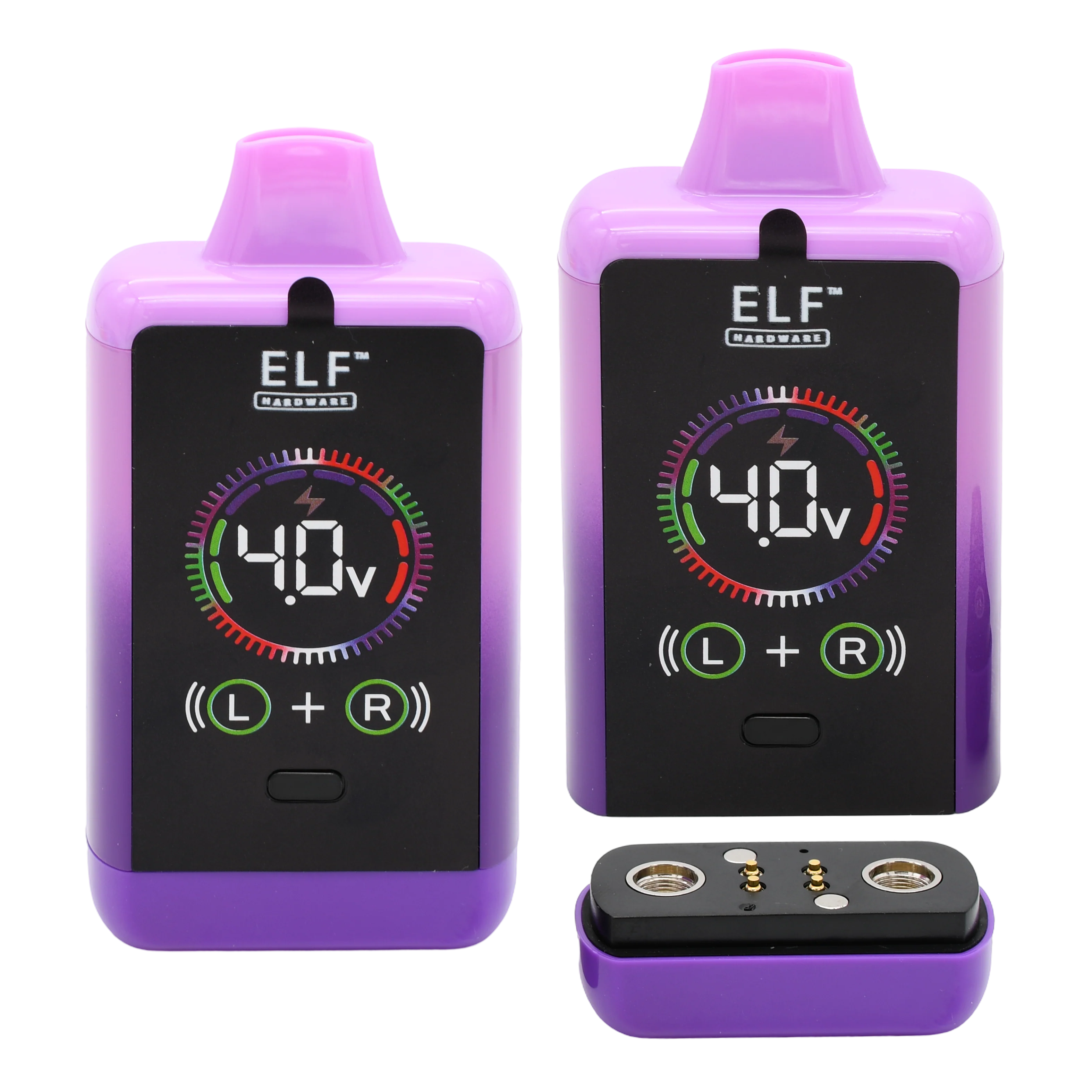 ELF Canndual Pro Discreet Dual 510 Thread Vape Cart Battery - Image 12