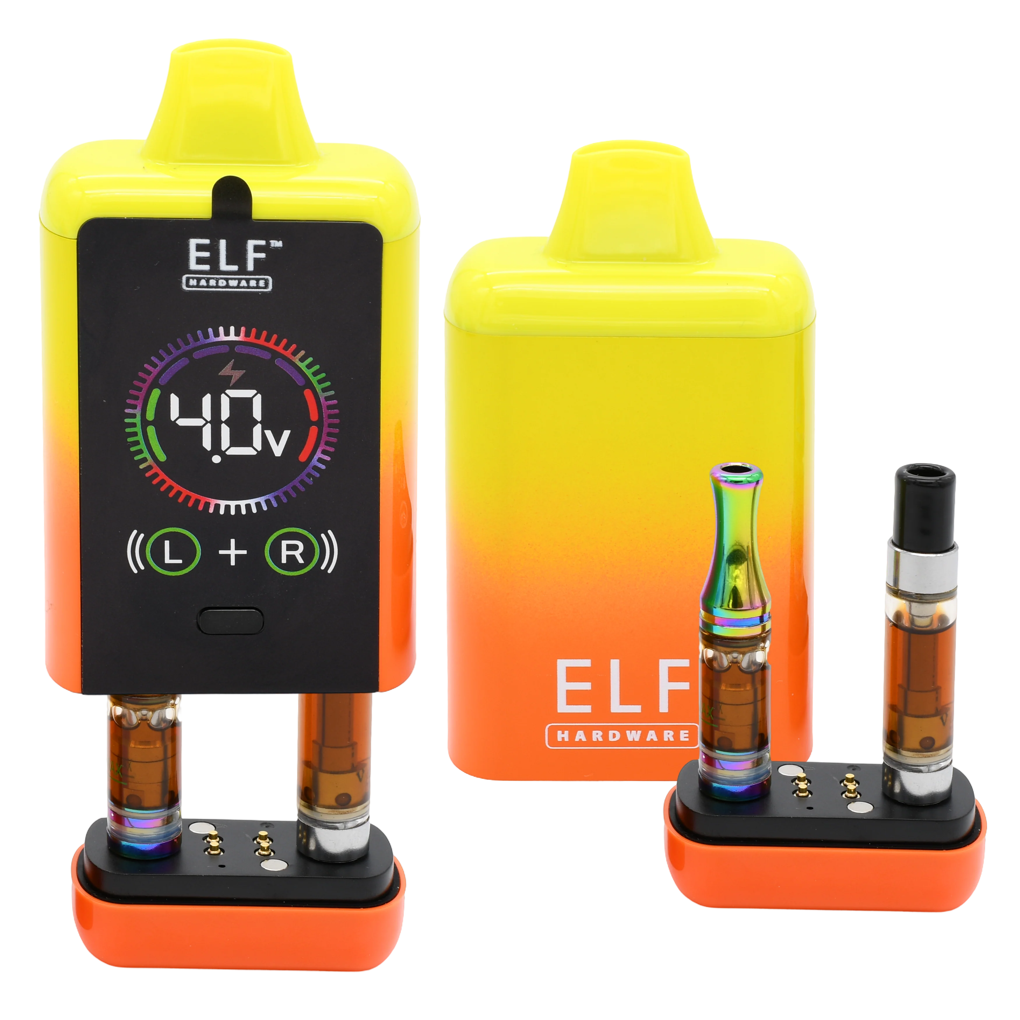 ELF Canndual Pro Discreet Dual 510 Thread Vape Cart Battery - Image 16