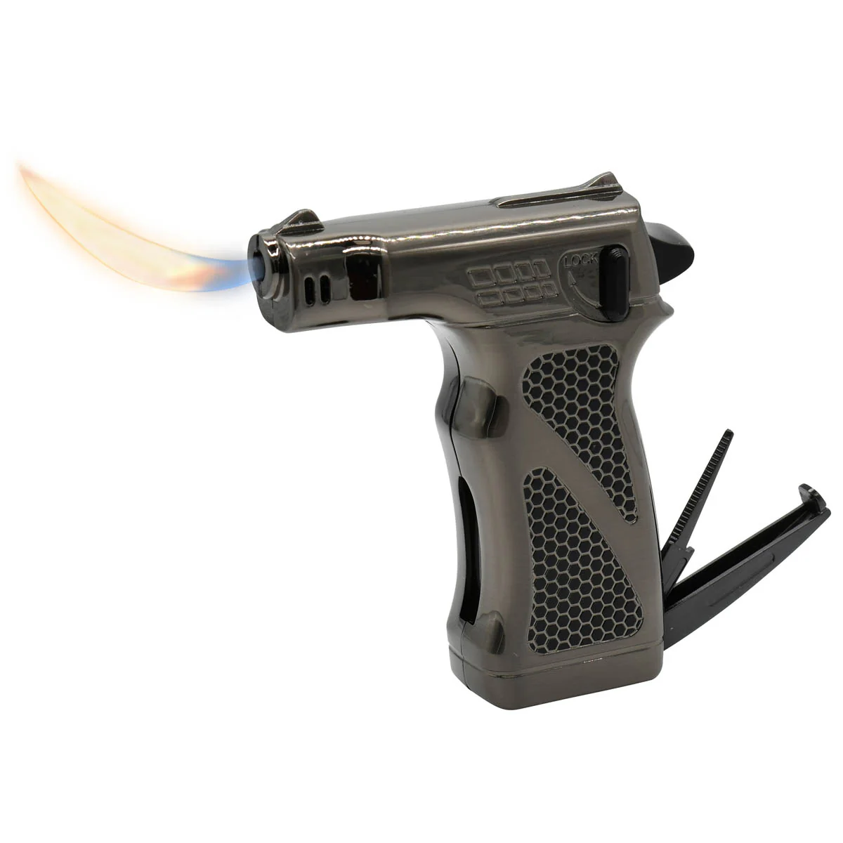 Dissim Hammer Soft Flame Precision Pipe Lighter & Tools - Image 3