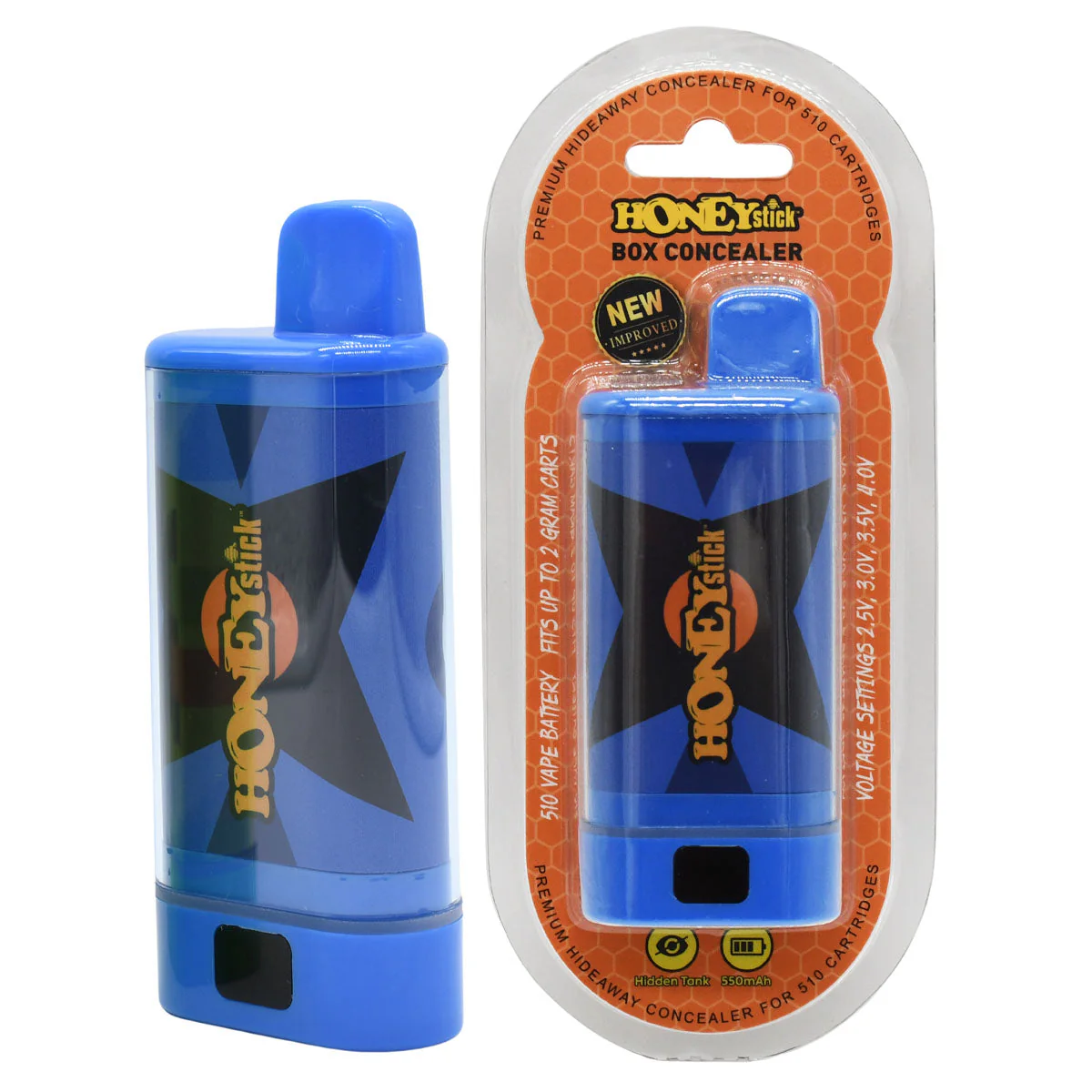 HoneyStick BOX Concealer 510 Thread Vape Cartridge Battery - Image 21
