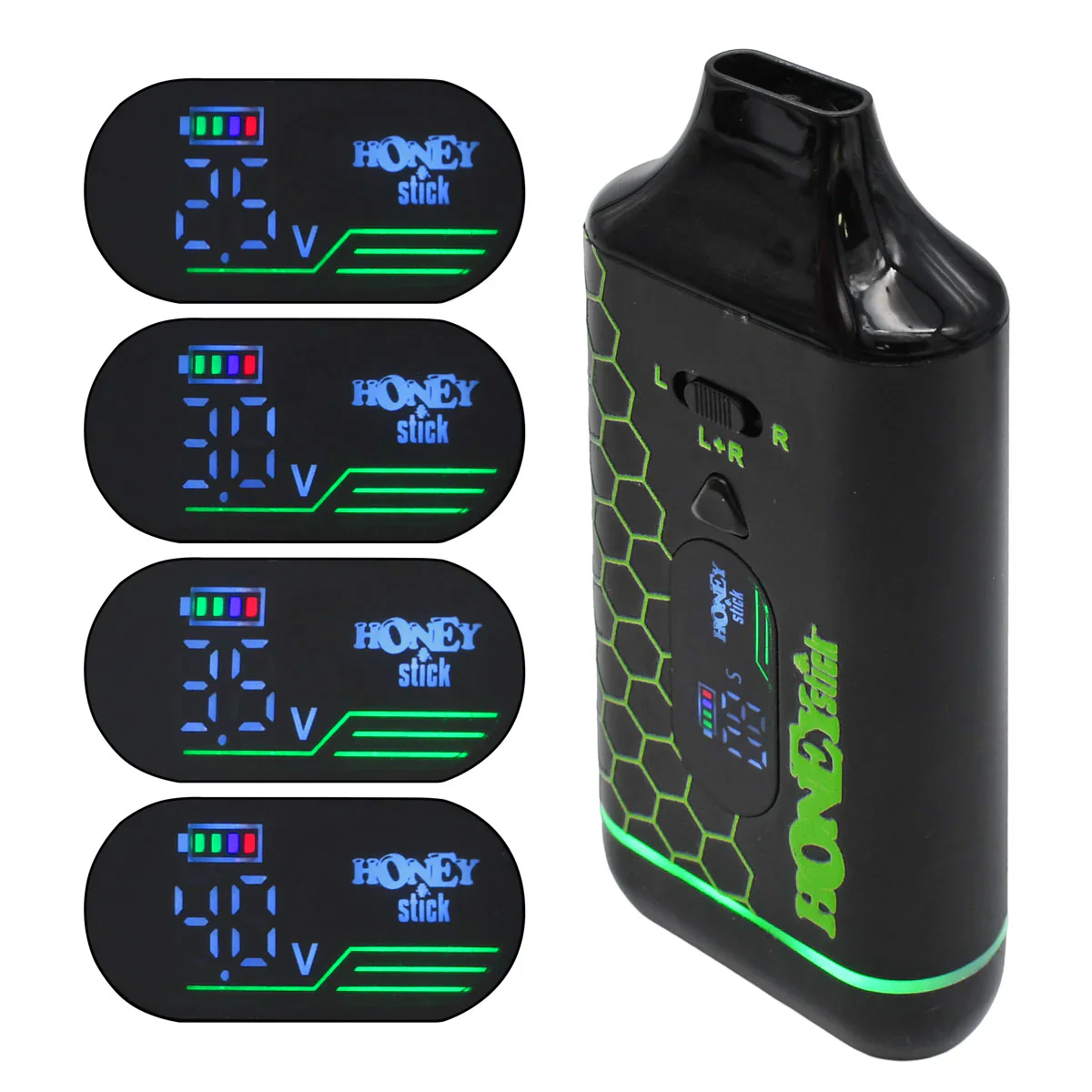 Honeystick DUO VV - Dual 510 Thread Vape Cart Battery - Image 3