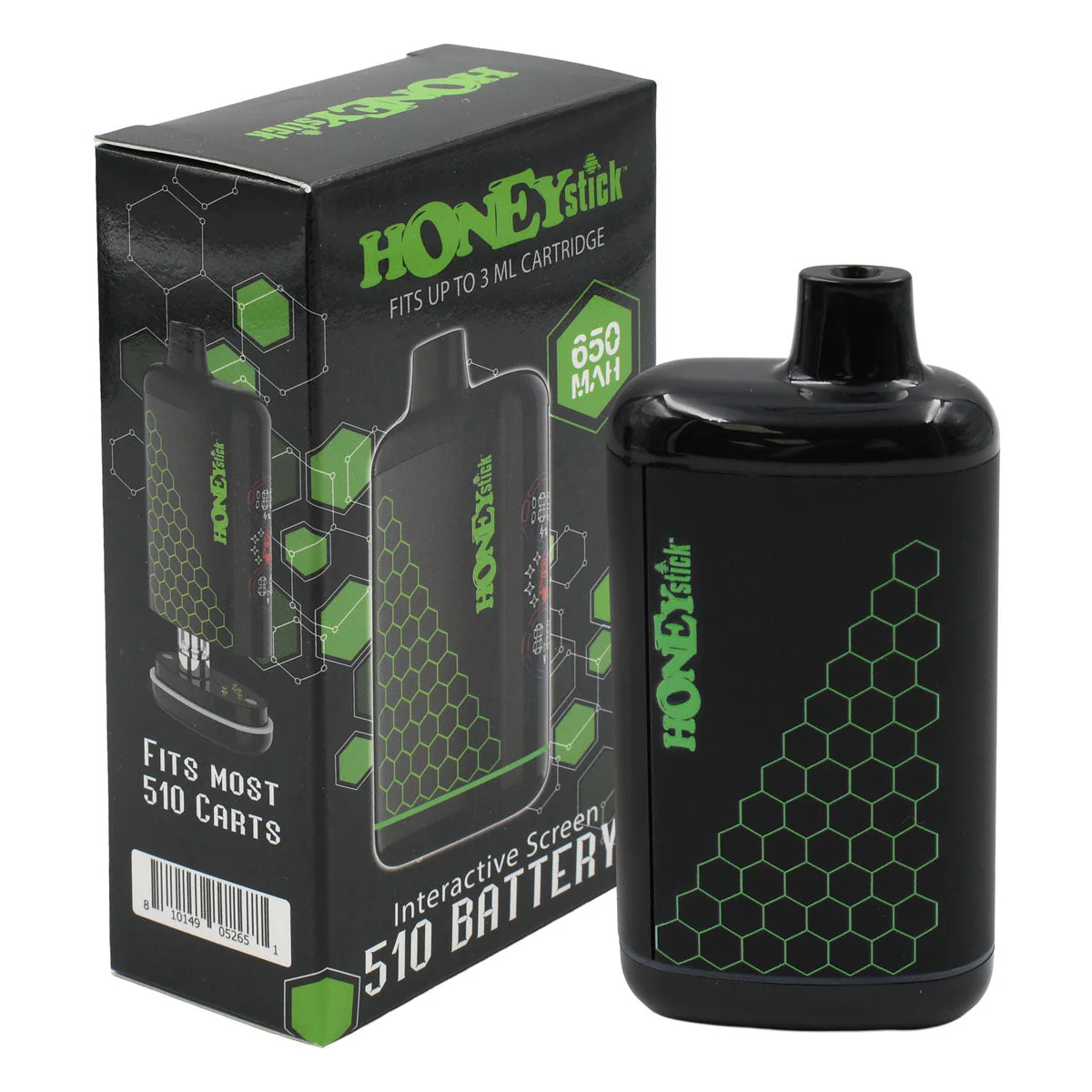 HoneyStick Interactive 510 Thread Vape Cart Battery - Image 20