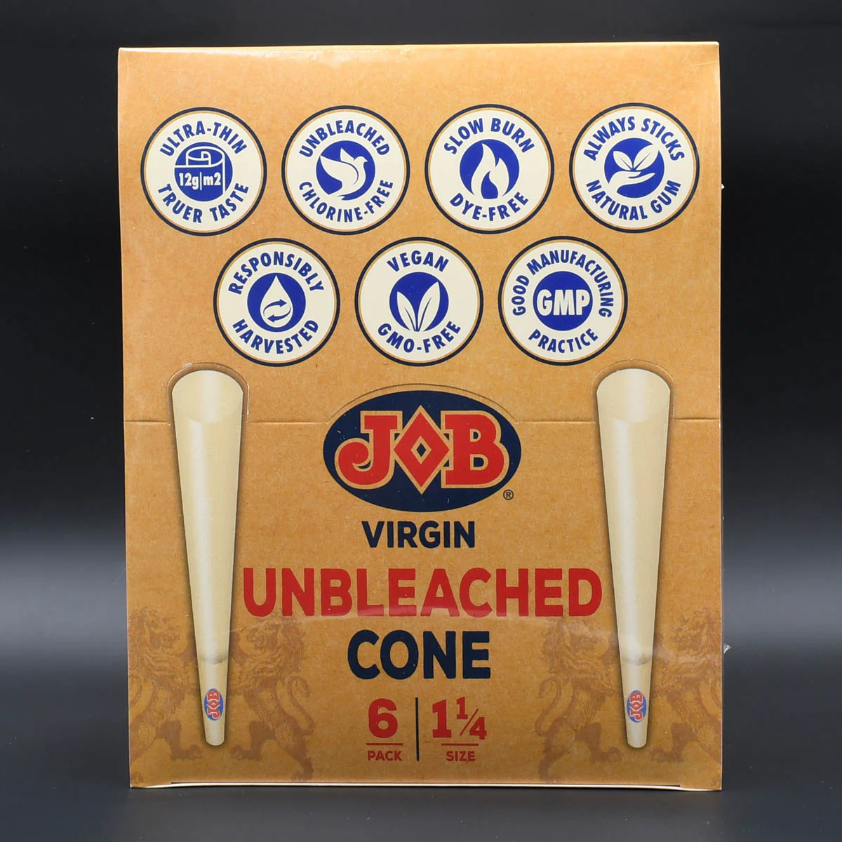 JOB Unbleached Pre-Rolled Cone Paper - Image 8