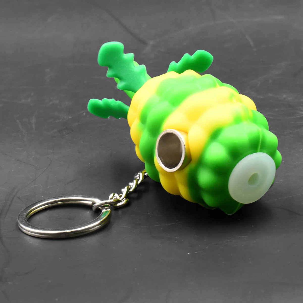 Silicone Key Chain Hand Pipes - Image 3