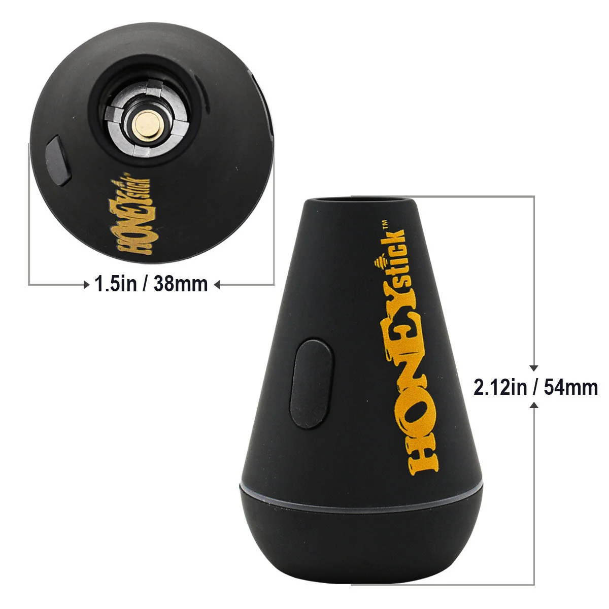 Honeystick Pyramid 510 Thread Vape Cart Battery - Image 5