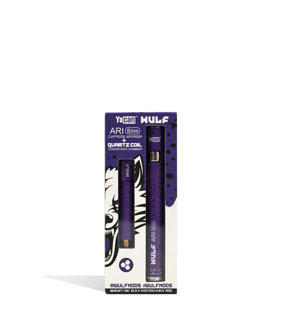 Yocan Wulf ARI Slim 510 Thread Cart Pen Vape Battery - Image 15